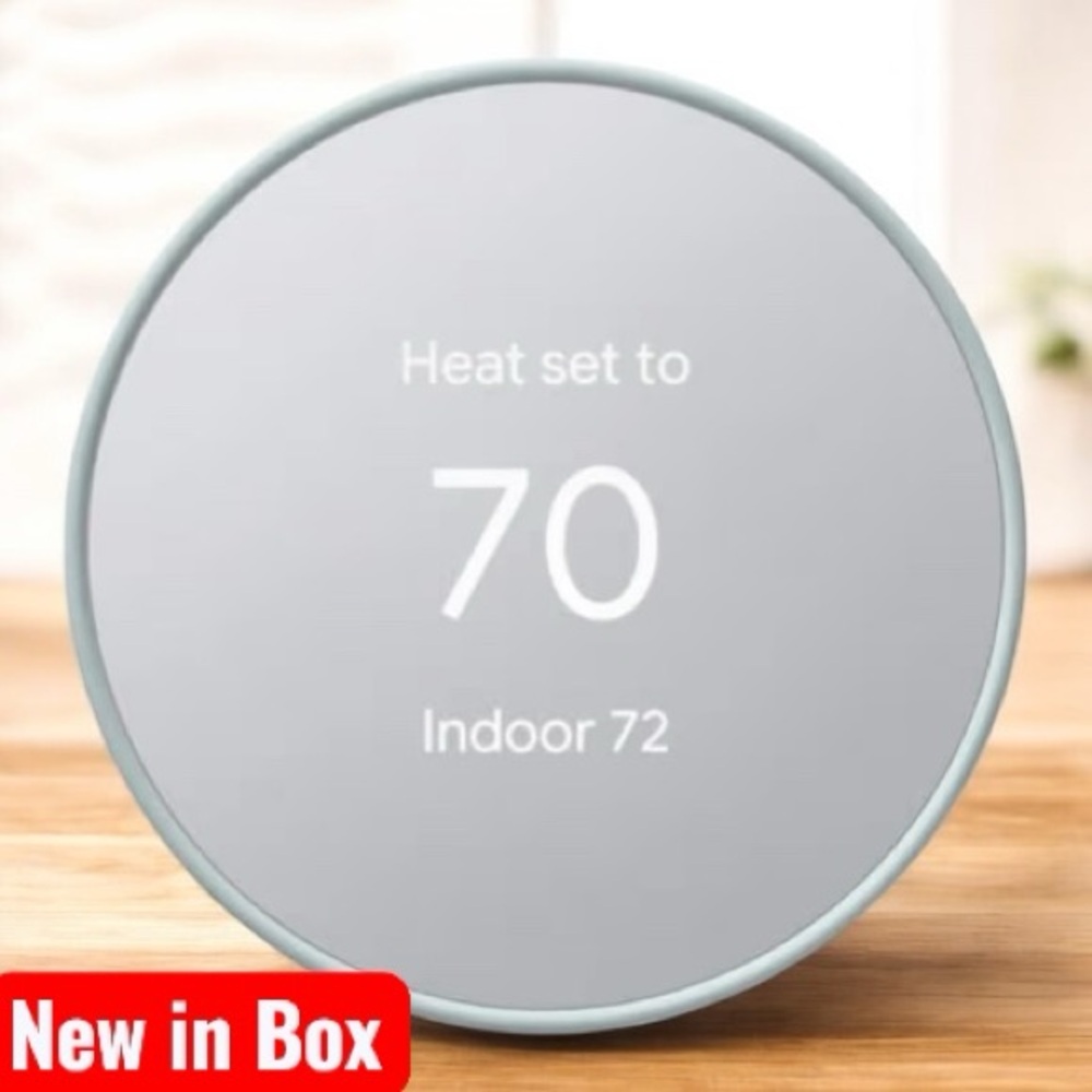 🔥❄️ Google Nest Thermostat – Smart Wi-Fi Programmable Thermostat – Fog